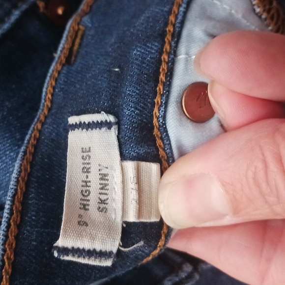 MADEWELL 9" HIGHRISE SKINNY 27 SHORT - Picture 3 of 7